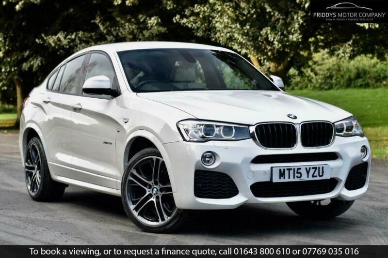 BMW X4 xDrive 20d M Sport INC RARE MANUAL GEARBOX + ALPINE WHITE Diesel