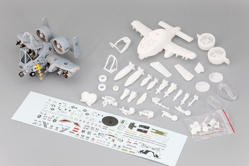 US A-10C Attacker Strike Fighter Aircraft Cute Version  3D printed  static model