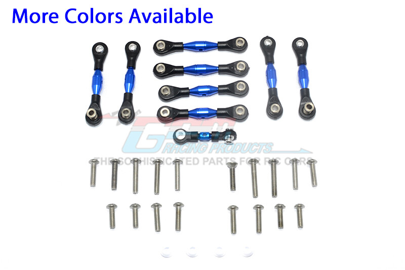 For Traxxas 4-Tec 2.0/3.0-ALUMINUM TIE RODS - 9 PC SET
