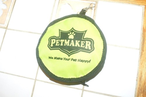 Petmaker Zippered Double PET Food And Water Bowl NEW FREE SHIPPING