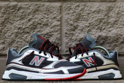 New Balance X-Racer Men's running Shoes Black/Velocity Red MSXRCSNG