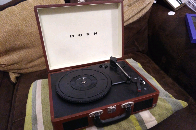 Bush all in one retro suitcase turntable record player. in London