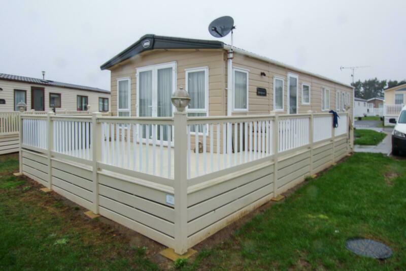 ABI Beaumont 2018 static caravan at Rye Harbour, E Sussex. Private sale