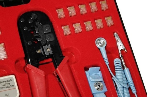 ️ Кабельный инструмент Network Cable Wire Wiring Crimp Tool Kit RJ11 ...