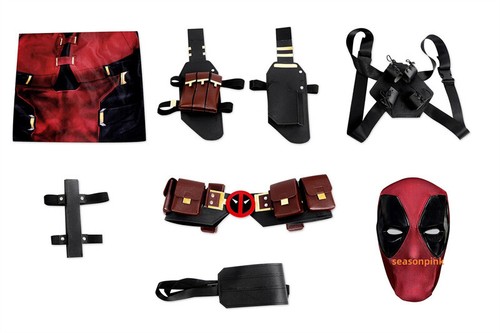 Deadpool 3 Cosplay Outfits Jumpsuit Wade Wilson Costume Accessories Halloween
