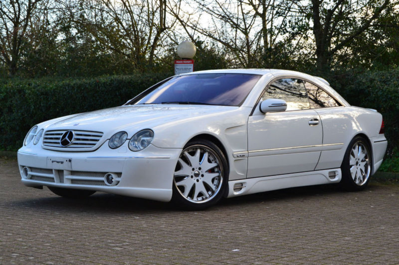 2003 03 MercedesBenz CL 600 V12 Lorinser Pearl White