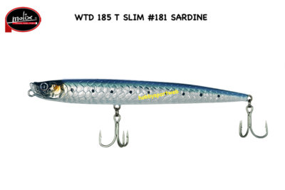 MOLIX WTD 185 T SLIM GR 34  col. 181 SARDINE  WALKING THE DOG SPINNING MARE