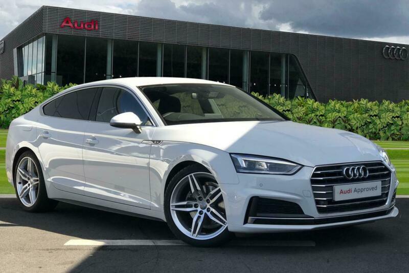 2019 Audi A5 Sportback S line 35 TFSI 150 PS S tronic Petrol white Semi