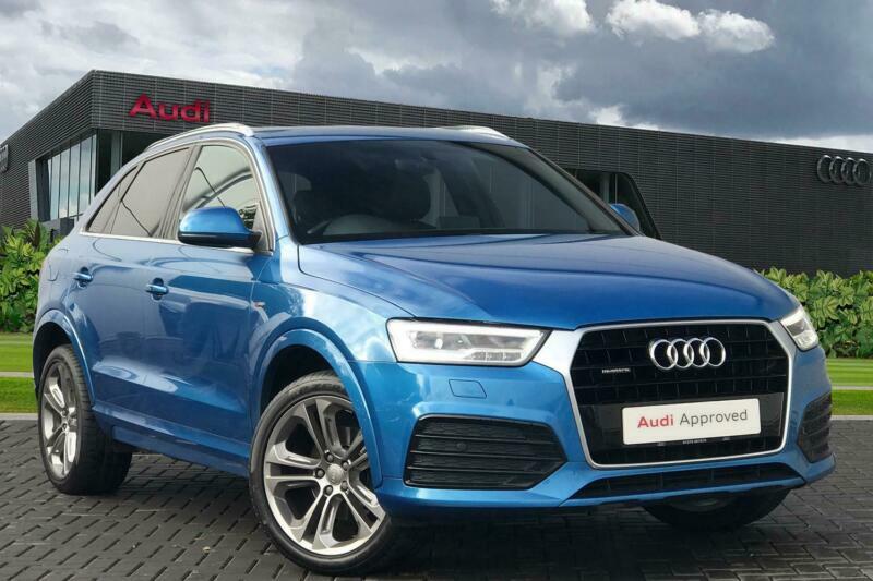 2016 Audi Q3 S line Plus 2.0 TDI quattro 150 PS 6-speed Diesel blue