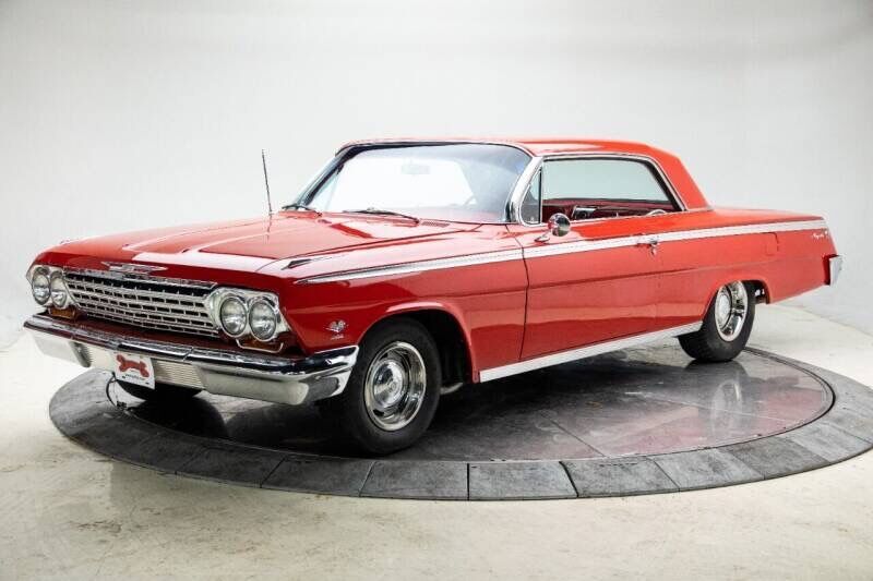 1962 Chevrolet Impala Ss 409 4v Manual 4speed Coupe Roman Red Used