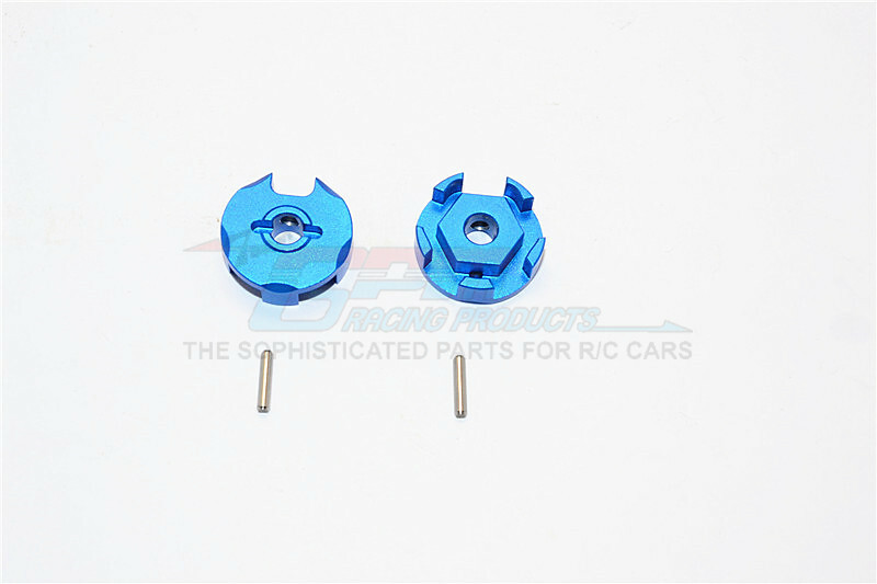For Traxxas Slash-ALUMINIUM WHEEL HEX CLAW -2PCS(FOR SLASH 4X4 & LOW-CG)-BLUE