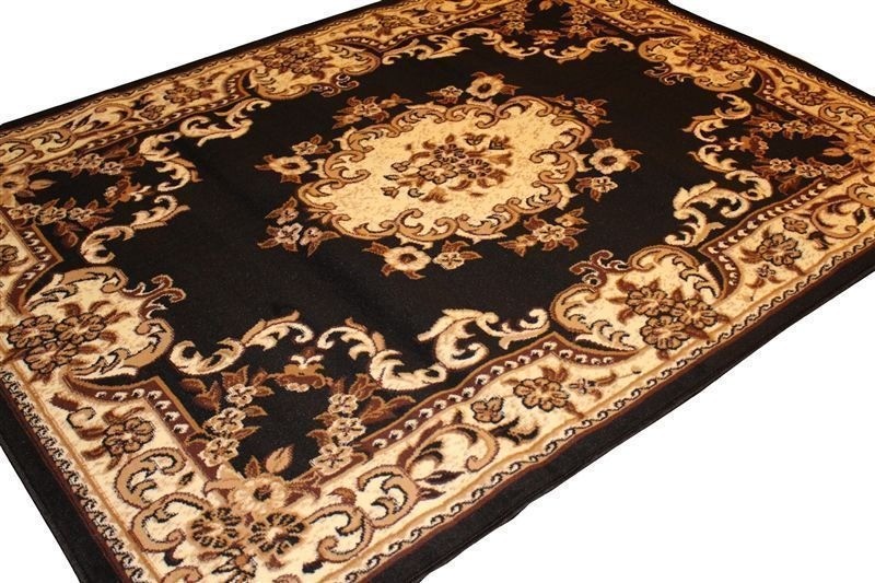 Black Persian Style Rug Excellent Condition in Thornhill, Dumfries and Galloway Gumtree