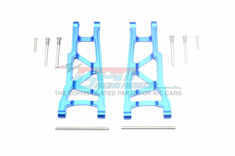 For Traxxas Slash -ALLOY FRONT/REAR LOWER ARM - 1PR SET - BLUE