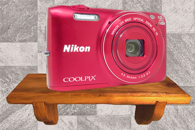 Nikon COOLPIX S6800 Red Digital Camera w/Weatherized Lens-WiFi