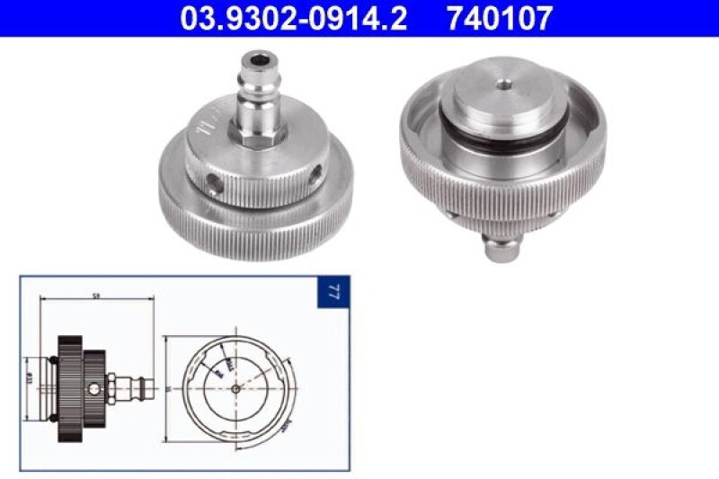 Ate EntlÃ¼Fterstutzen 03.9302-0914.2