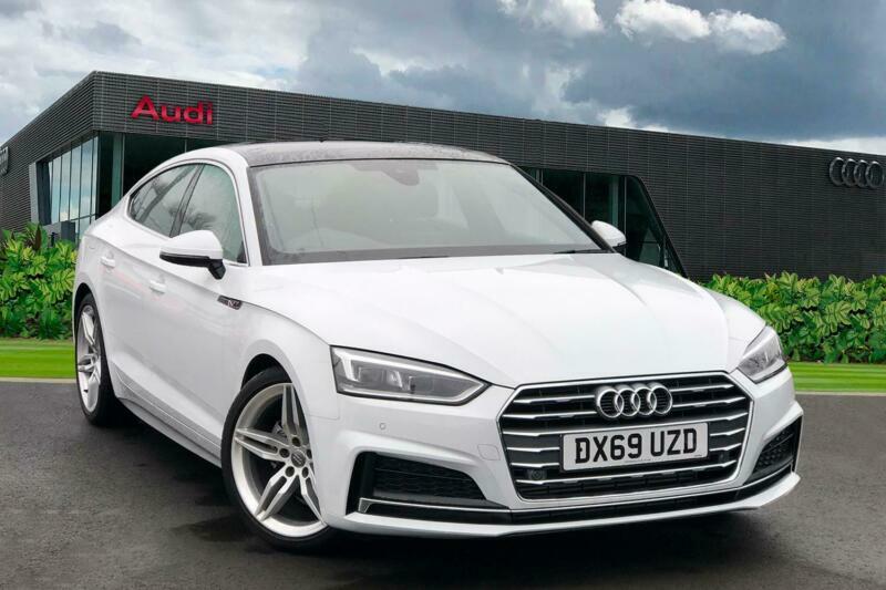 2020 Audi A5 Sportback S line 35 TFSI 150 PS S tronic Petrol white