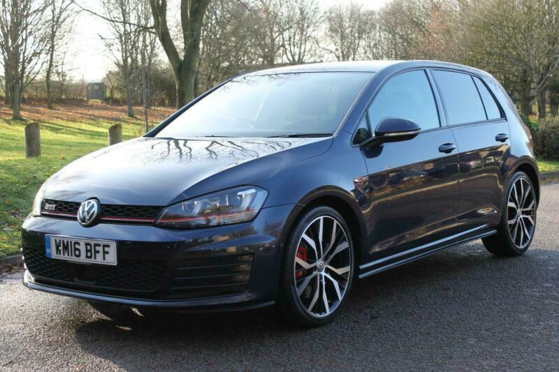 Night blue volkswagen