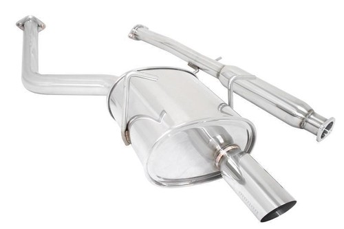 【NONCODE】Cardina button mini one piece (mini muffler set) Resonator Muffler Exhaust System Kit with Hangers fits: 2002