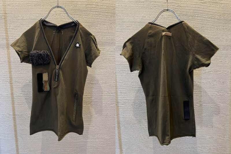 ifsixwasnine ロゴ 変形 タンクトップ archive v系 00s Used 2000s Ifsixwasnine Archive Gimmick T-Shirt Shirt Sleeve