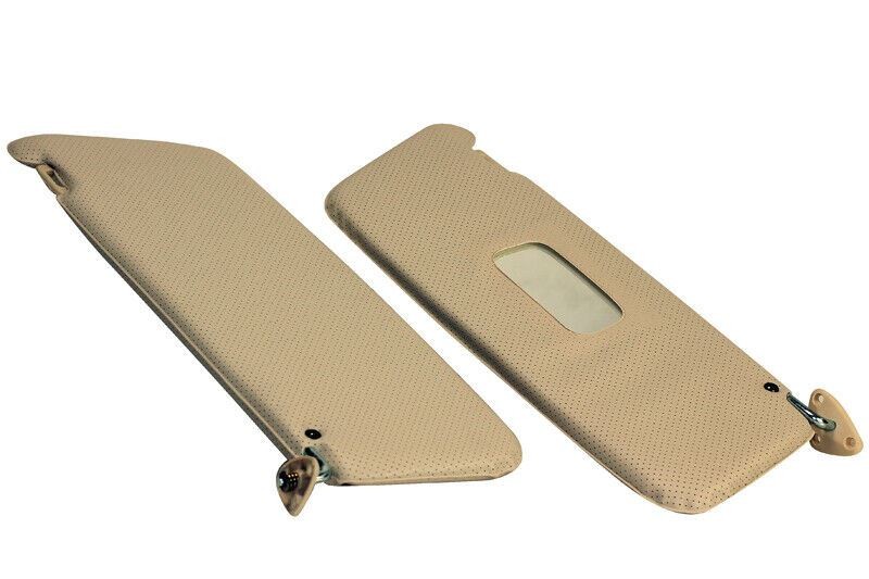FOR MERCEDES W109 SEL 300S 300SEL SUNVISOR INTERIOR SUN VISOR MIRROR CREAM PAIR