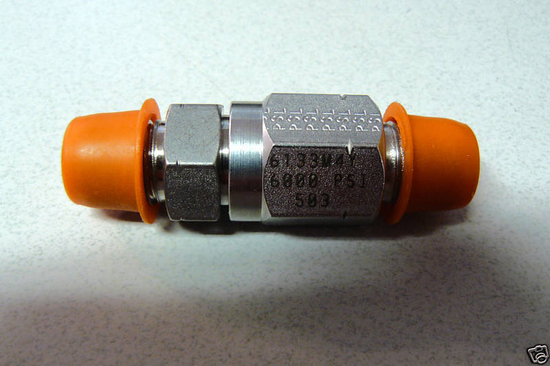 HOKE 6133M4Y STAINLESS STEEL BALL CHECK VALVE 6100 NEW