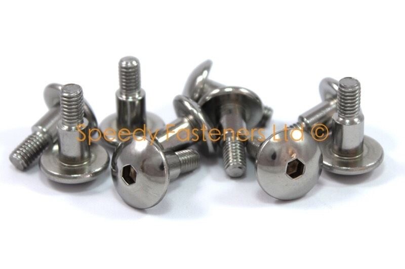 4x m6 Inox Inferiore carenatura Spalla Bulloni & Tenuta per Suzuki GSX