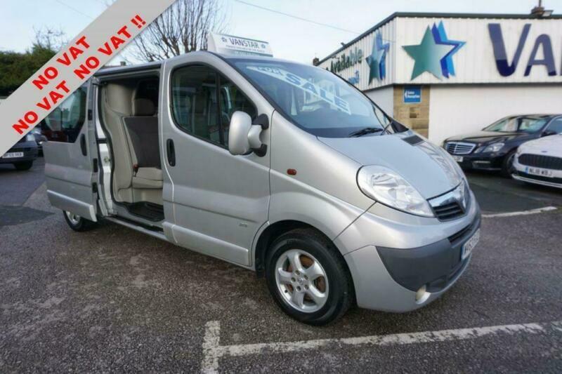 2014 on Grey Front Rear Bench Seat Covers Vauxhall Vivaro Crew Cab Sportive