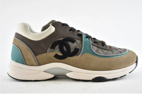 CHANEL Low Top Trainer メンズスニーカー 43 Chanel Low Top Trainer CC Grey Men's - G34360 X52117 94305 - US