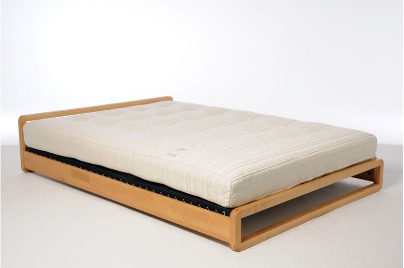 Futon Company Double Bed, Tatami Mats, Deep Sleep Mattress in Hoxton