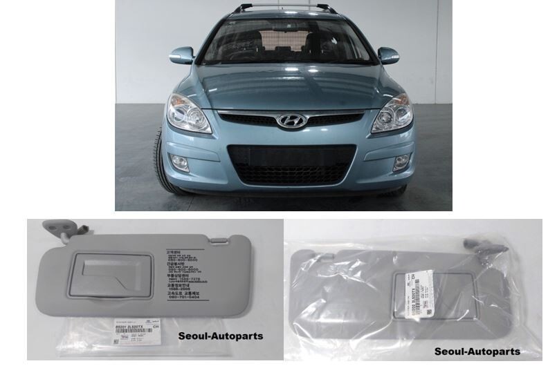 🌞2PCS=Sun Visor LEFT+RIGHT Assy Gray 1SET For HYUNDAI