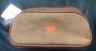 $89 Mark and Graham Mercer Travel Pouch Cotton Canvas w/Leather Trim Mono BMS