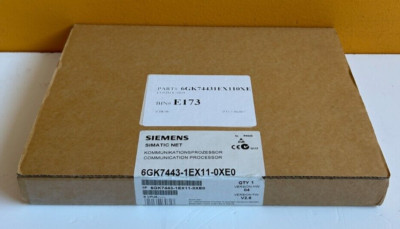 Siemens 6GK7443-1EX11-0XE0 CP443-1 Communication Processor. New!
