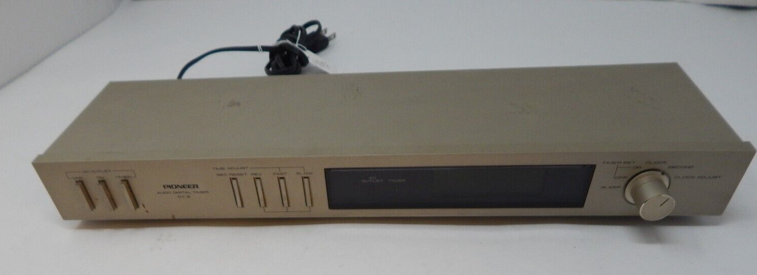 デジタルオーディオ Pioneer  digital audio prayer Rare Vintage Pioneer Audio Digital Timer DT-5 Tested Works
