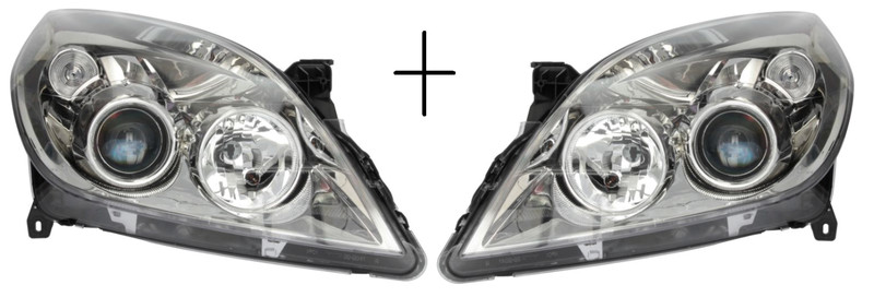2x Phare Feux Avant Droite + Gauche ÃLectrique Pour Opel Signum Vectra C -07.08