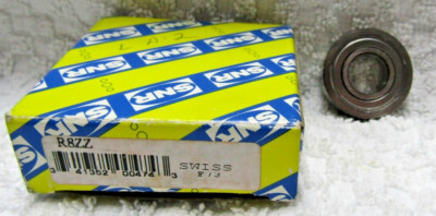  NEW SNR SINGLE ROW SHIELDED BEARING 1/2'' BORE x 1-1/8'' OD x 5/16'' WIDTH R8ZZ