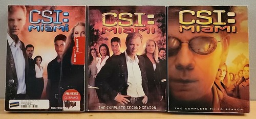 CSI Miami Season 1, 2, and 3 - First - Second - Third - DVD Set TV