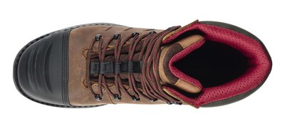 Pre-owned Avenger Men's 8-inch Hammer Carbon Toe Waterproof Work Boots - A7555, Brown