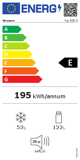 EEK:E auf einer Skala von A bis G ist das Rating E