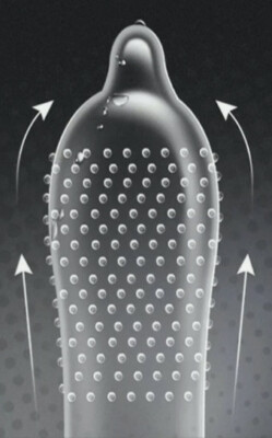 High Quality Branded 45 Dotted Condoms Ultra thin Lubricated Pack of 10 for MEN