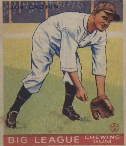 1933 Goudey Big League Chewing Gum - Joe Cronin #189