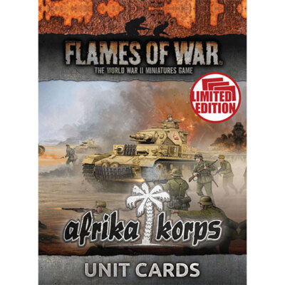 Ограниченная серия боевых карт Африканского корпуса Battlefront Flames of War FW242U