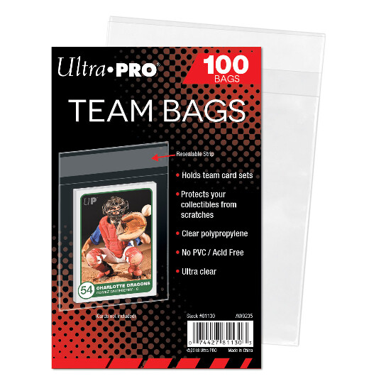 Ultra PRO Team BAGS Resealable Sleeves 100 200 300 400