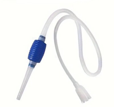 Aquarium Siphon Pump Fish Tank Gravel Cleaner with Long Nozzle Easy Water Change
