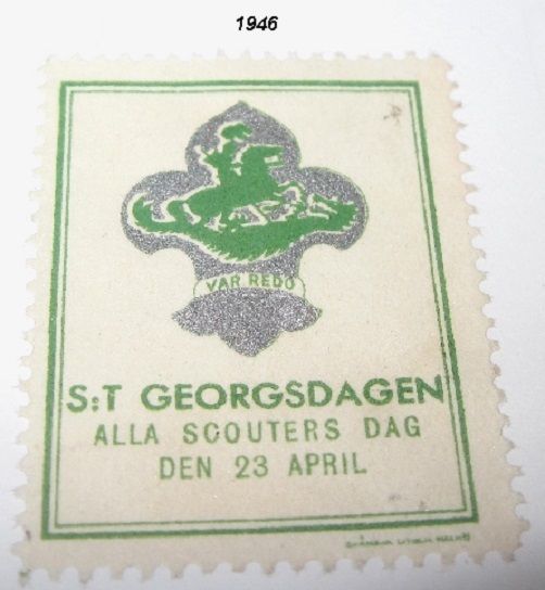 No Gum Boy Scouts Swedish Stamps