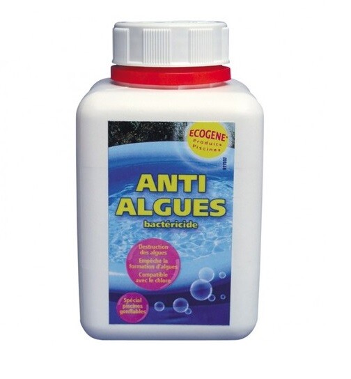 Anti Algues Pour Piscine 500ml Traitement Curatif Algicide BactÃ©Ricide Liquide