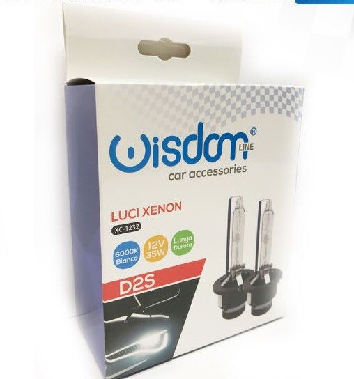 2 Lampadine Lampade Auto Xenon Xeno D2S 6000K 35W 12V Bianco XC-1232 wis
