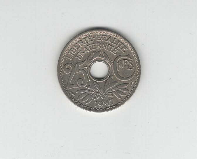 Baisse De Prix PiÃ¨Ce 25 CtsÂ  Lindauer ModifiÃ© 1917 Sup Gad 380