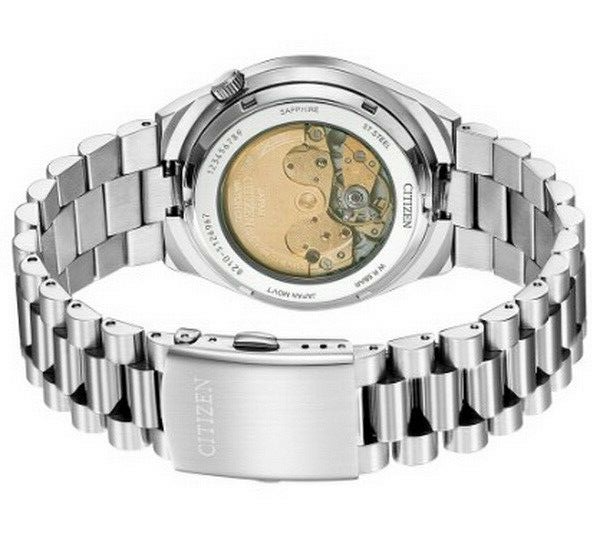 Pre-owned Citizen Automatic Stainless Steel Men's Watch Nj0150-81l