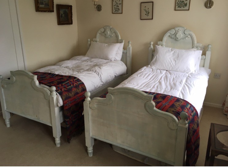 French style twin beds, chest of drawers and mattresses in Launceston