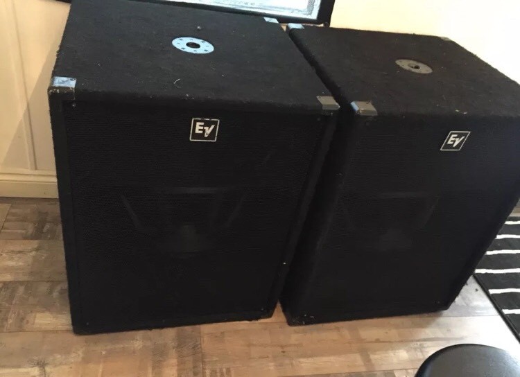 2x Original EV T18 bass bins in Slough, Berkshire Gumtree